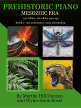 Red Leaf Pianoworks - Prehistoric Piano Book 2: Mesozoic Era - Duncan/Rossi - Piano - Book