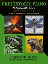 Red Leaf Pianoworks - Prehistoric Piano Book 2: Mesozoic Era - Duncan/Rossi - Piano - Book