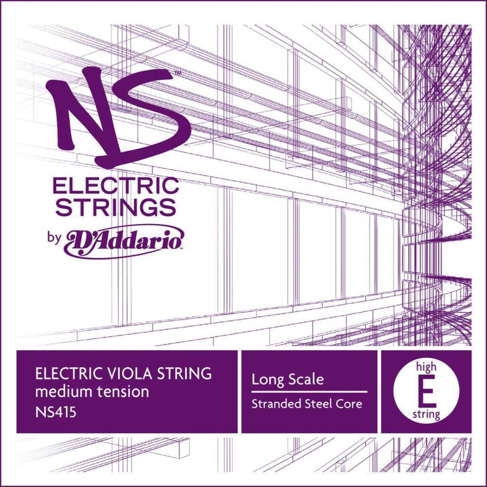 NS415 - NS Electric Viola Single Low E String, Long Scale, Medium Tension