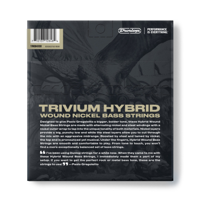 Trivium Hybrid Nickel Wound Bass Strings (45-130)
