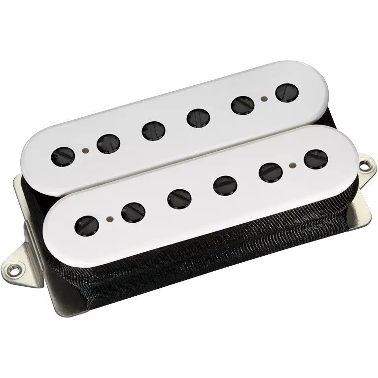 Rainmaker Humbucker Neck Pickup - White with Black Poles