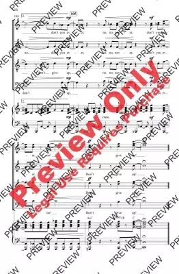 Don\'t Give Up - Gibson/Engelhardt - SATB