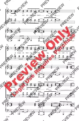 Don\'t Give Up - Gibson/Engelhardt - SATB