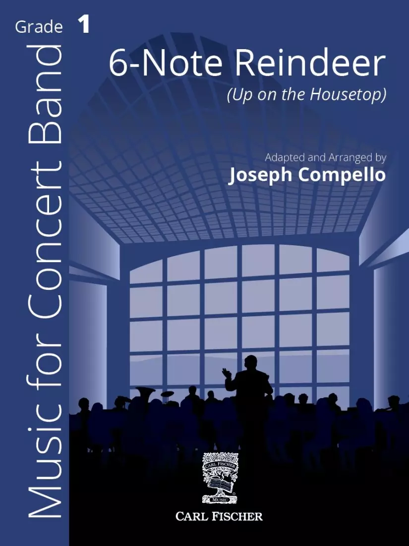 6-Note Reindeer (Up on the Housetop) - Compello - Concert Band - Gr. 1