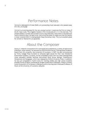 Carnival - Hilliard - Concert Band - Gr. 1