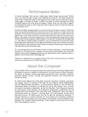 Of Metal and Magic (Forging Gungnir) - Weller - Concert Band - Gr. 1.5