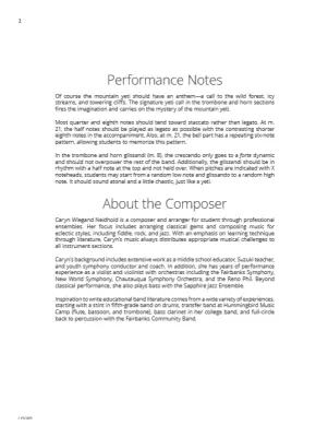 Anthem of the Mountain Yeti (Hairy and Scary) - Neidhold - Concert Band - Gr. 1.5