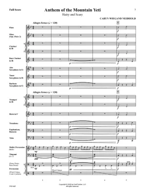 Anthem of the Mountain Yeti (Hairy and Scary) - Neidhold - Concert Band - Gr. 1.5