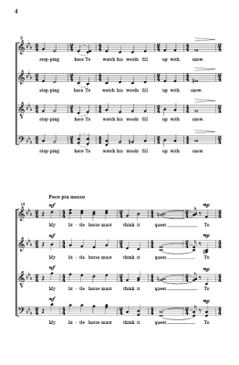 Stopping By Woods on a Snowy Evening - Frost/Whitacre - SATB