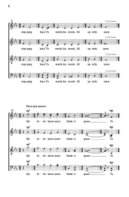 Stopping By Woods on a Snowy Evening - Frost/Whitacre - SATB