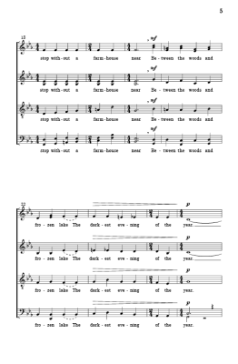 Stopping By Woods on a Snowy Evening - Frost/Whitacre - SATB