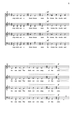 Stopping By Woods on a Snowy Evening - Frost/Whitacre - SATB