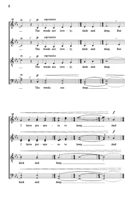 Stopping By Woods on a Snowy Evening - Frost/Whitacre - SATB
