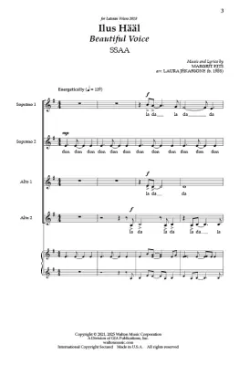 Ilus Haal (Beautiful Voice) - Kits/Jekabsone - SSAA