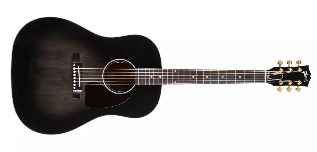 J-45 Standard Acoustic/Electric Guitar with Hardshell Case - Cobra Burst