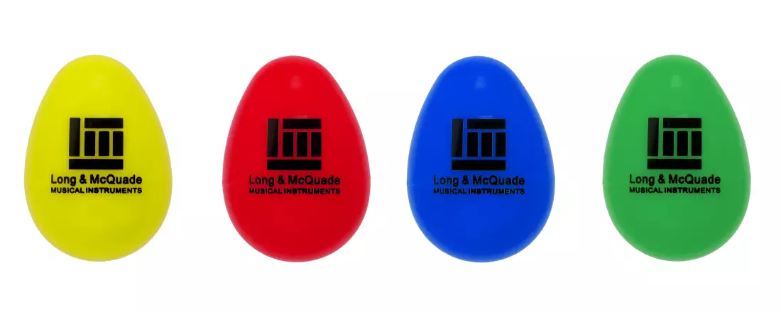 Long & McQuade Logo Egg Shakers (2-Pack)