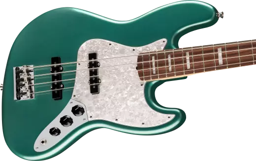 Adam Clayton Jazz Bass, Rosewood Fingerboard - Sherwood Green Metallic