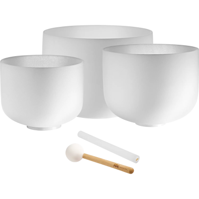 Meinl - Crystal Singing Bowl Set 10 G,12 E,14 C