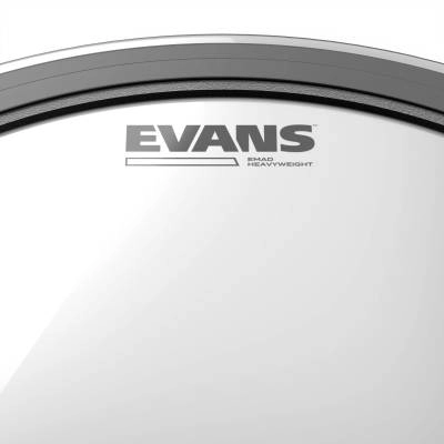 BD22EMADHW - Evans EMAD Heavyweight Clear Bass Drum Head, 22 Inch