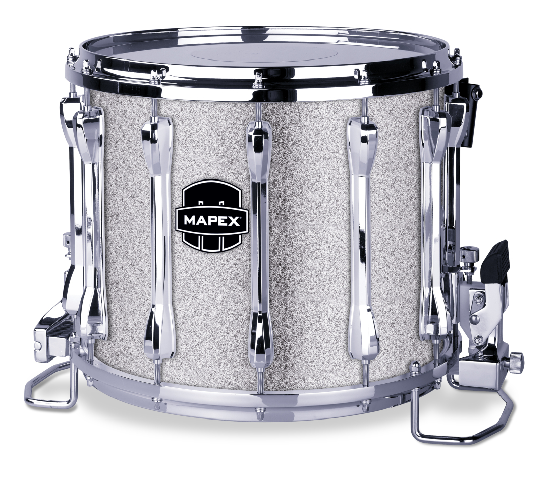 Qualifier Series 14x12\'\' Deluxe Marching Snare - Crystal Sparkle