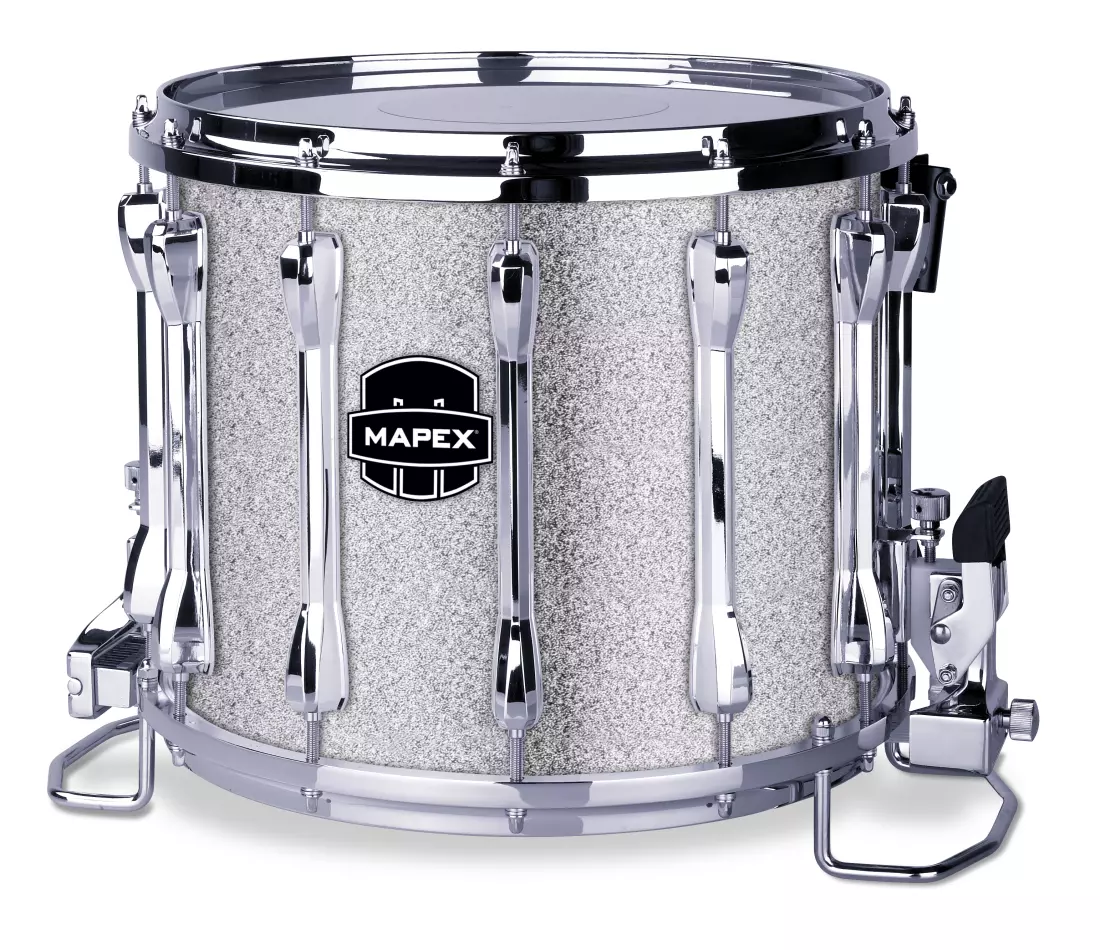 Qualifier Series 14x12\'\' Deluxe Marching Snare - Chrome