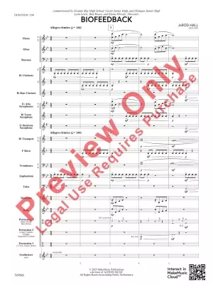 Biofeedback - Hall - Concert Band - Gr. 2.5