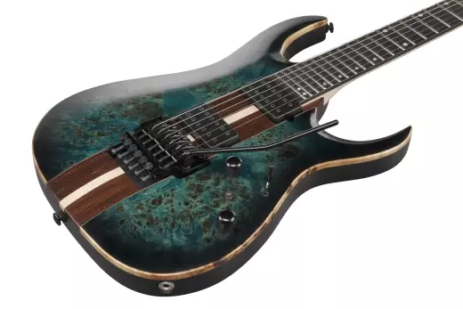 RGA Premium Electric Guitar w/ Bag - Cosmic Blue Burst Low Gloss