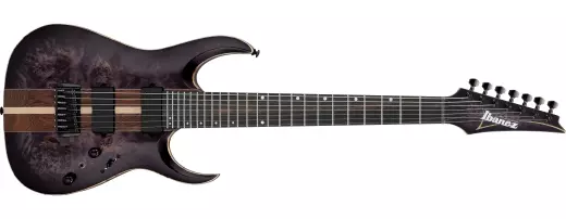 Ibanez - RGA Premium 7-String Electric Guitar w/ Bag - Deep Twilight Burst Low Gloss