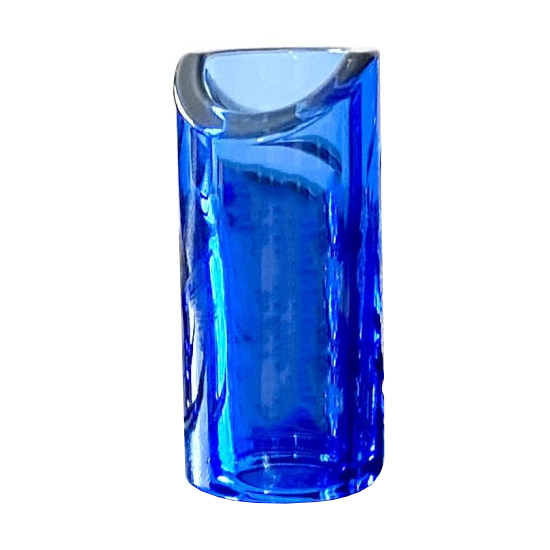 Moulded Glass Rock Slide, Medium - Sapphire
