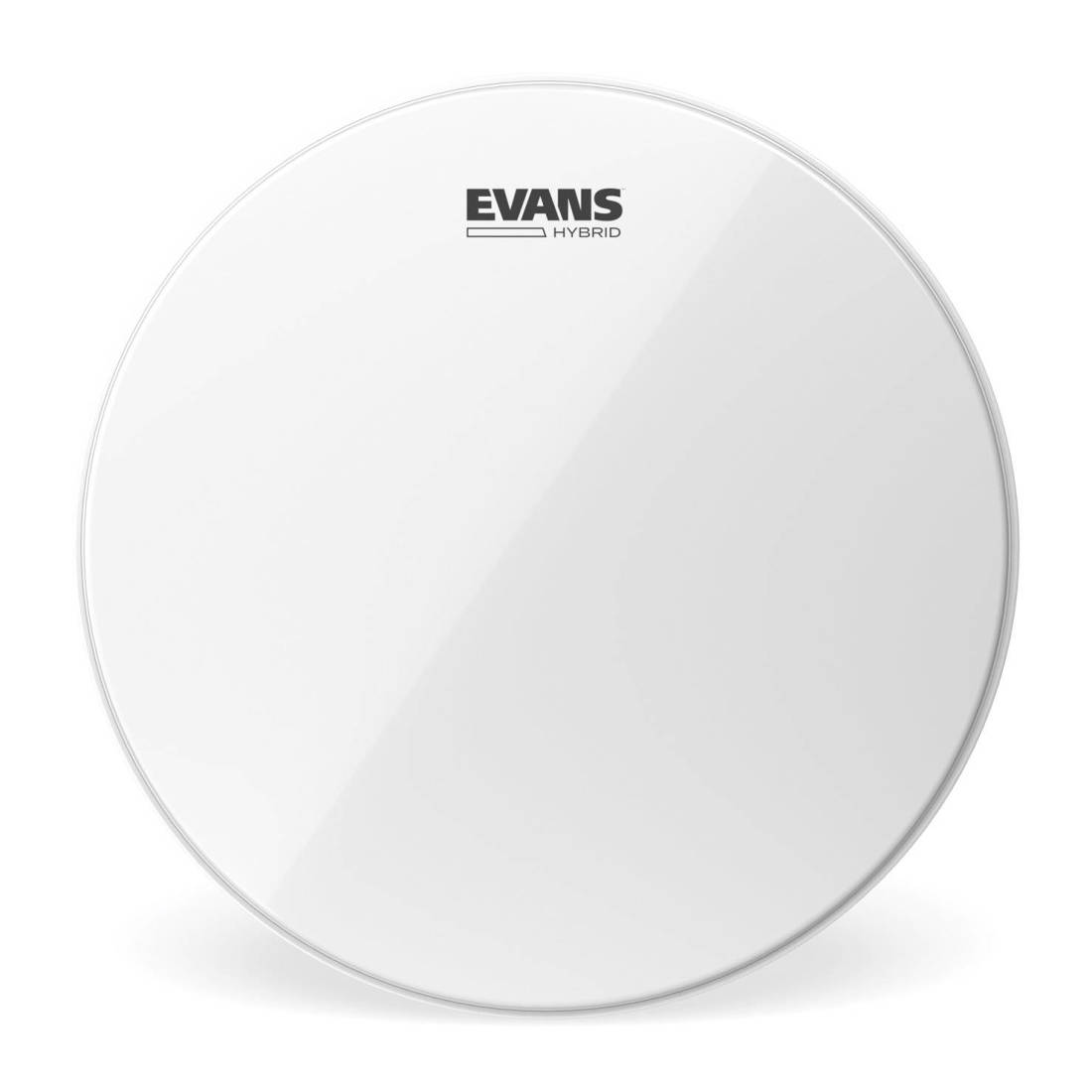 SB14MHW - Evans Hybrid White Marching Snare Drum Head, 14 Inch