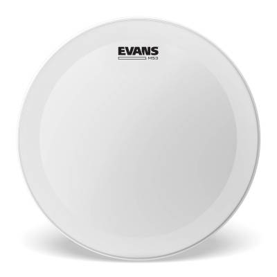SS13MS3C - Evans MS3 Clear Marching Snare Side Drum Head, 13 Inch