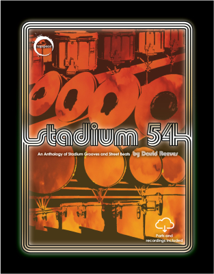 Tapspace Publications - Stadium 54: An anthology of stadium grooves and street beats - Reeves - Drumline - Book/Audio Online