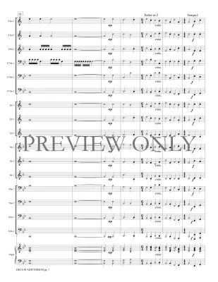Deus in adjutorium - Monteverdi/Marlatt - Brass Choir - Score and Parts