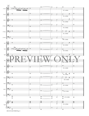 Deus in adjutorium - Monteverdi/Marlatt - Brass Choir - Score and Parts