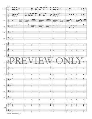 Deus in adjutorium - Monteverdi/Marlatt - Brass Choir - Score and Parts