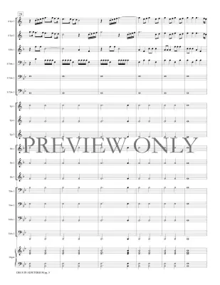 Deus in adjutorium - Monteverdi/Marlatt - Brass Choir - Score and Parts