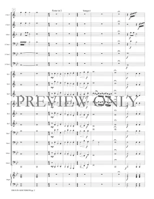 Deus in adjutorium - Monteverdi/Marlatt - Brass Choir - Score and Parts