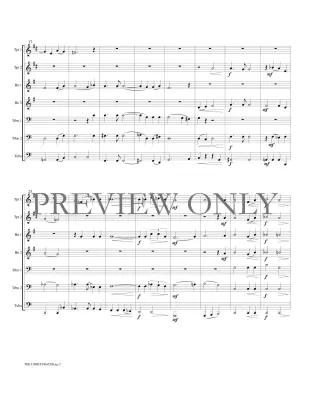 Lords Prayer - Smallman - Brass Choir - Score and Parts
