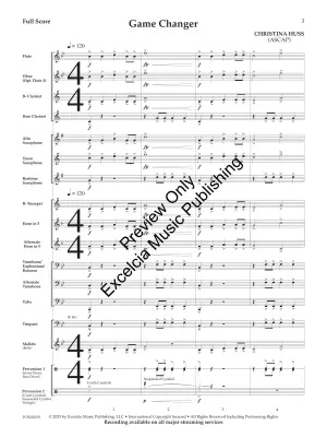 Game Changer - Huss - Concert band - Gr. 0.5