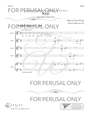 Kira! - Wong - 3-part treble