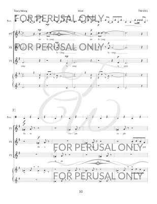Kira! - Wong - 3-part treble