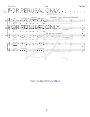 Kira! - Wong - 3-part treble