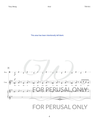 Kira! - Wong - 3-part treble