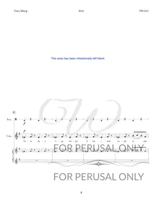 Kira! - Wong - 3-part treble