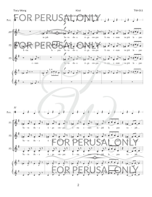 Kira! - Wong - 3-part treble
