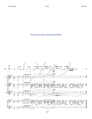 Kira! - Wong - 3-part treble