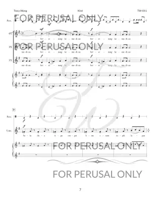 Kira! - Wong - 3-part treble