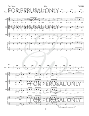 Kira! - Wong - 3-part treble