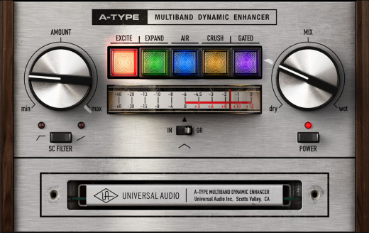 Universal Audio - UADX A-Type Multiband Dynamic Enhancer - Download