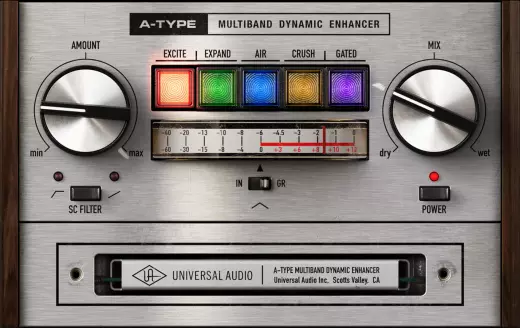 Universal Audio - Uadx A-type Multiband Dynamic Enhancer Downlo